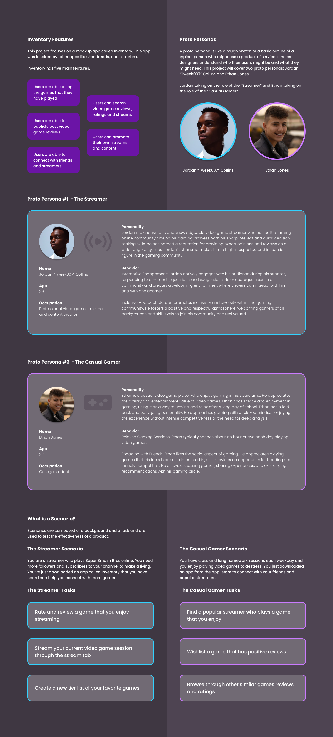 Inventory — Proto Personas