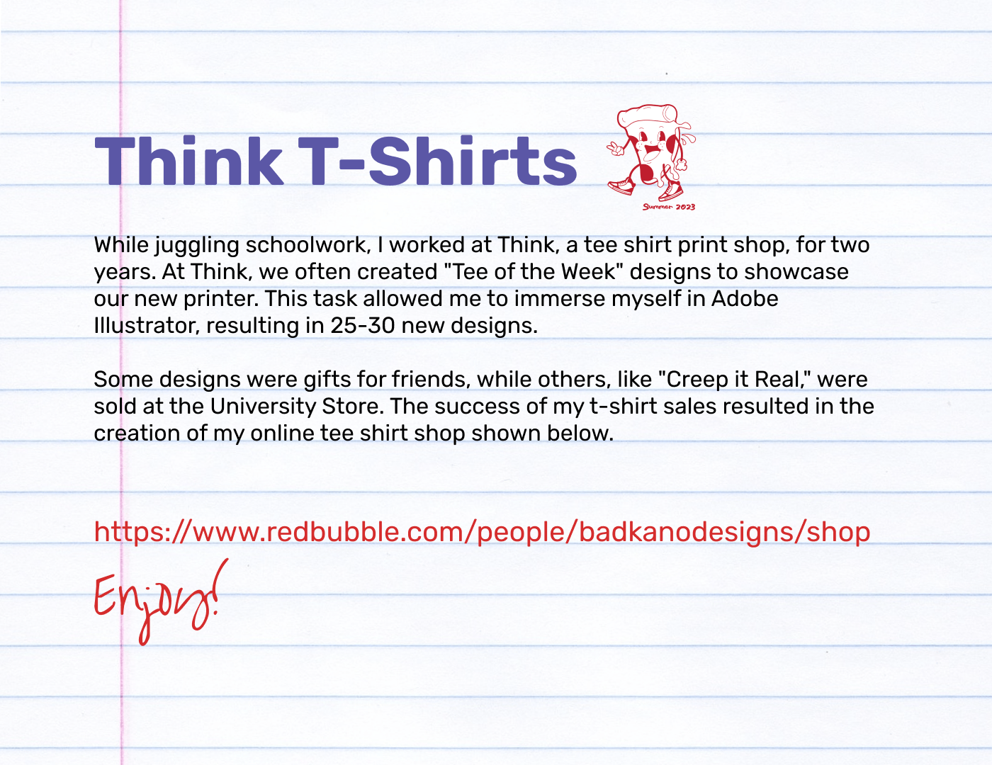 Think Tees — Double Ninja